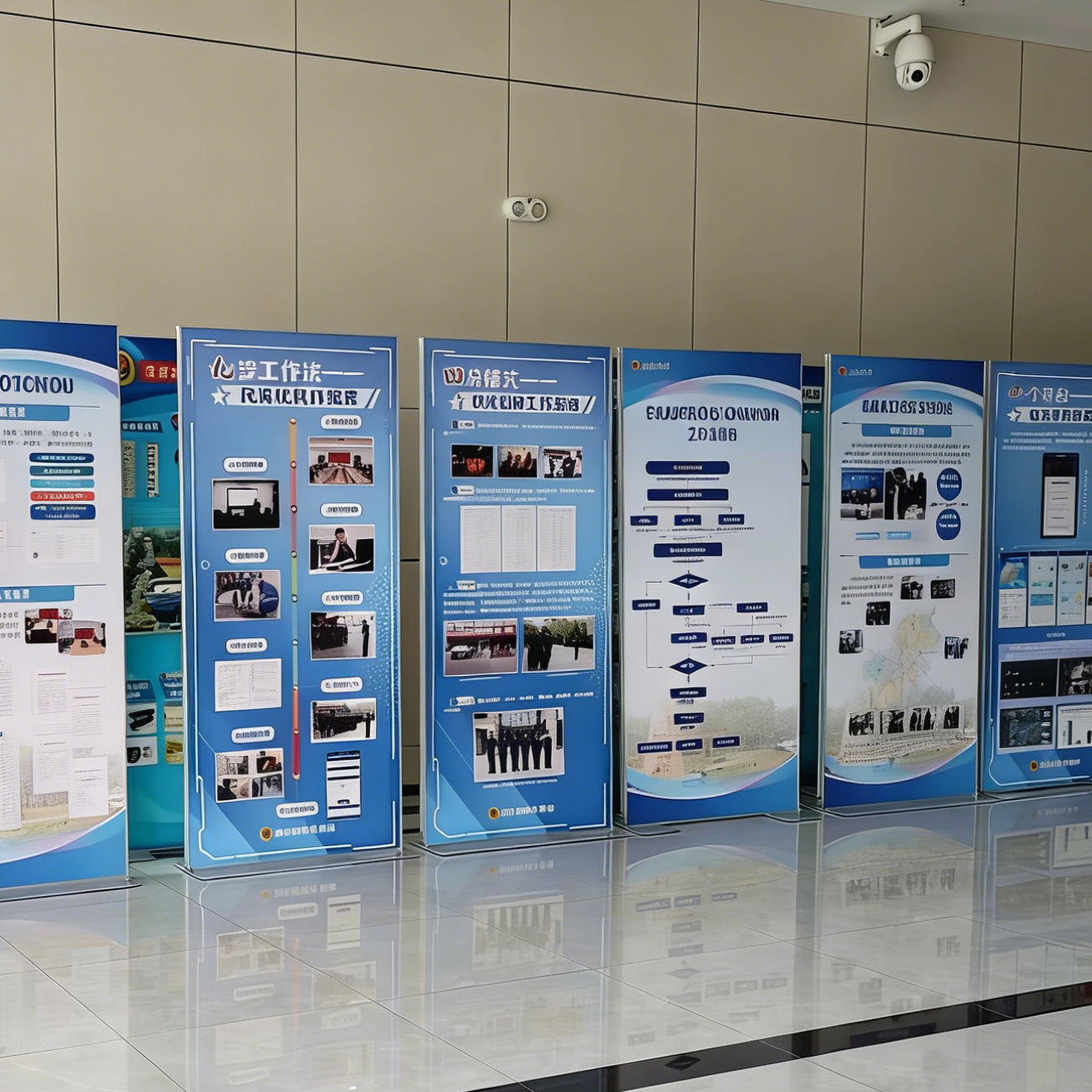 double-sided vertical sign stand