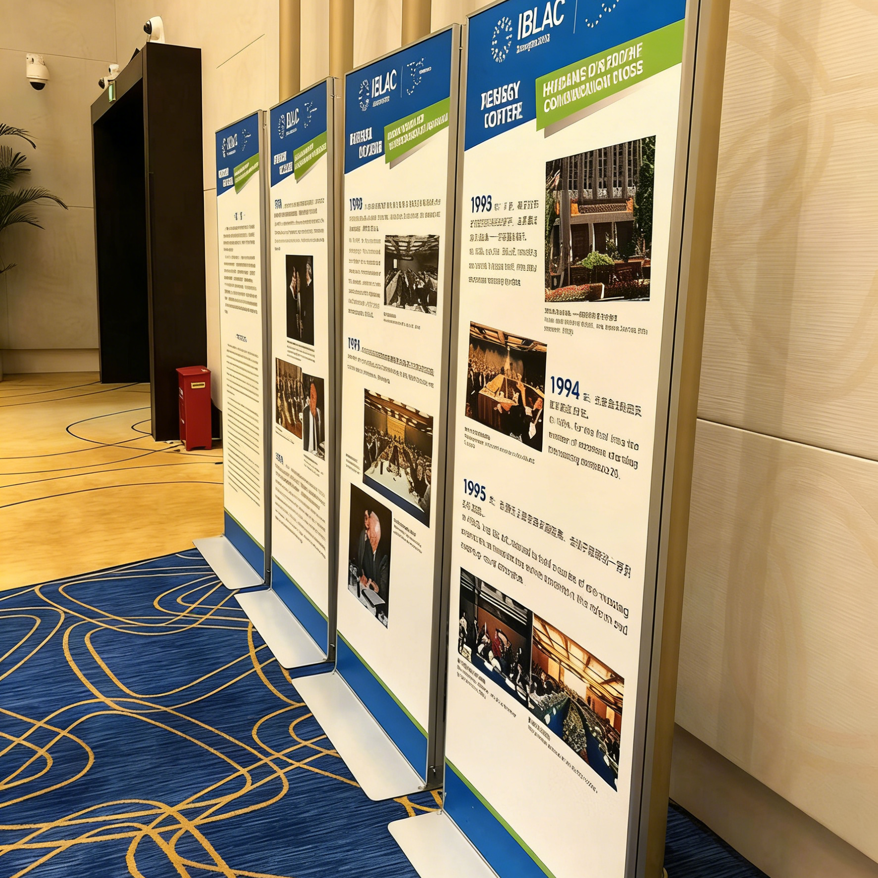 double-sided vertical sign stand