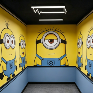 custom fabric wallcovering material sample