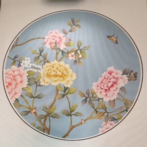 custom fabric wallcovering material sample